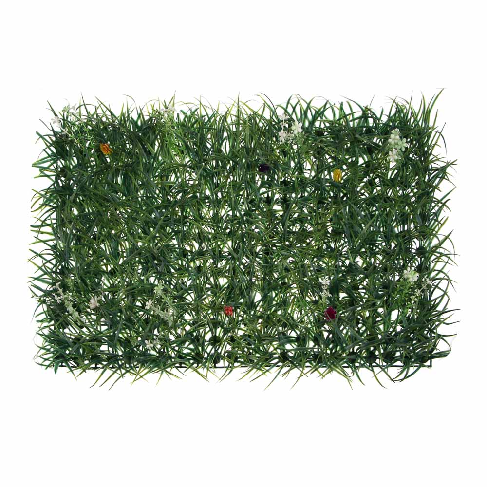 Изгородь искусственная тм INBLOOM, "Цветущий луг", 60x40см, PE - #2
