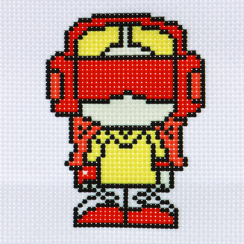 BY Супергерои Набор для вышивания крестиком 15x12см (канва, нитки мулине, игла), 6 дизайнов - #4