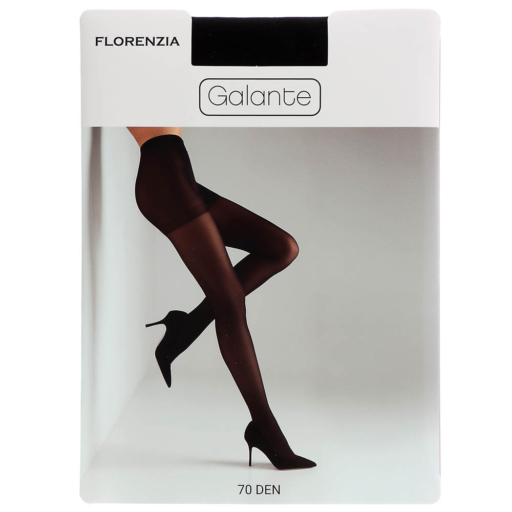 GALANTE Florenzia Колготки 70 DEN с шортиками, 84% полиамид, 16%эластан, размер 2, цвет черный - #1