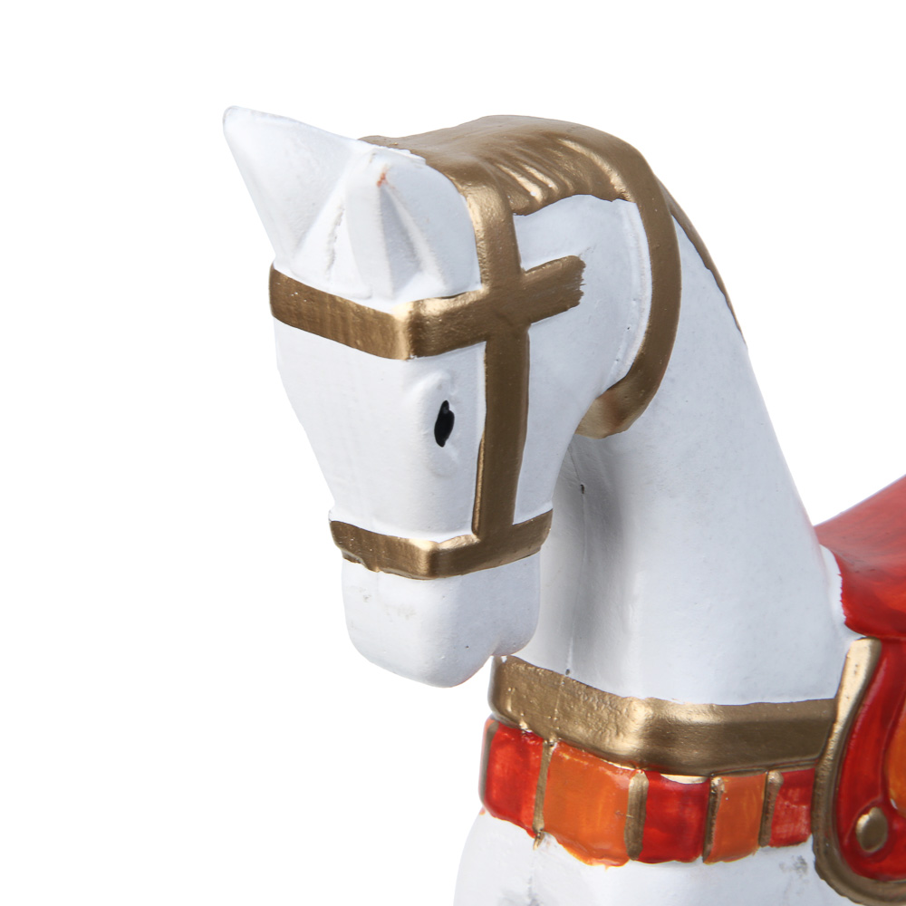 СНОУ БУМ Декоративная фигура "Лошадка-качалка" 22x26,5x6,3см, дерево - #5