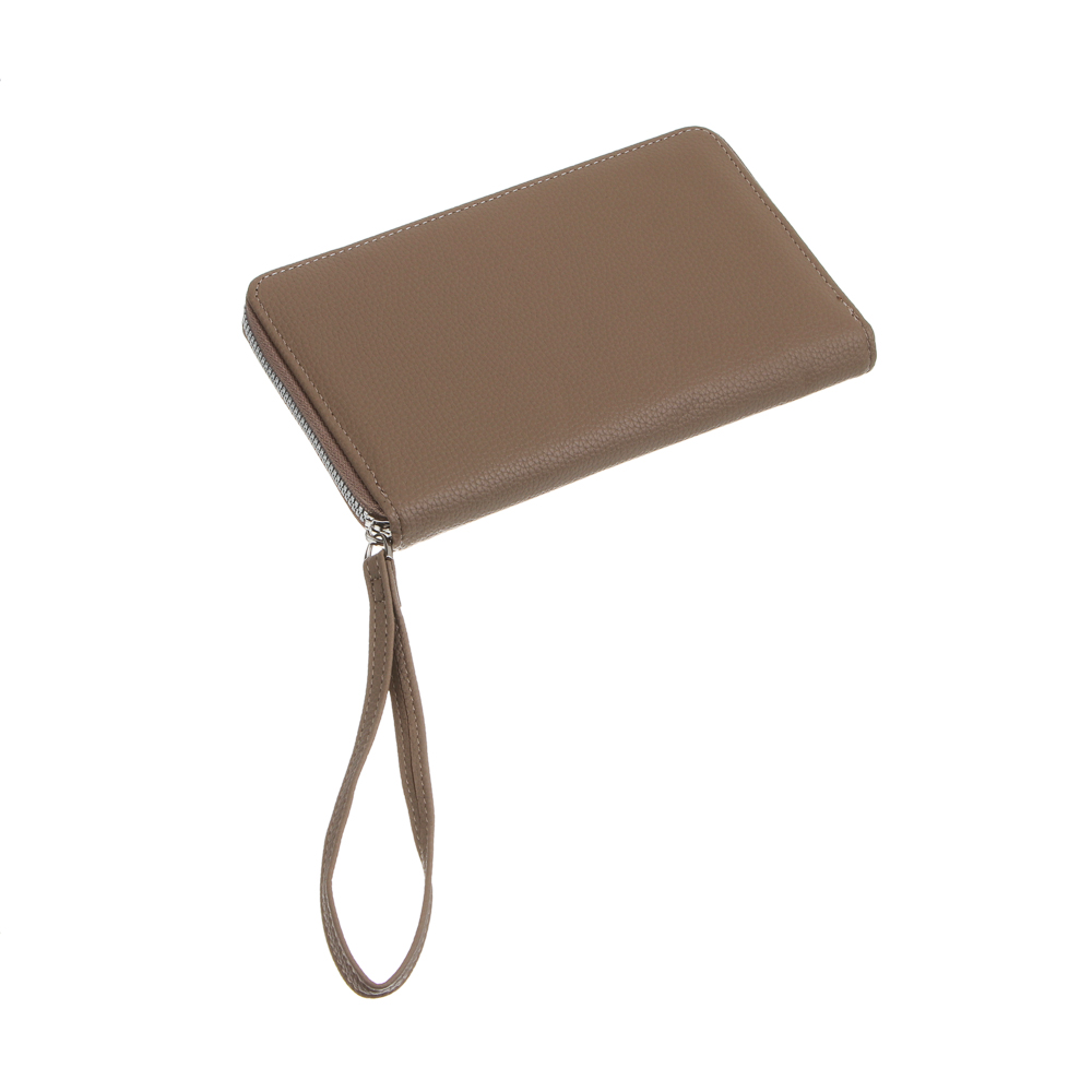 Портмоне-органайзер 20 отделений на молнии тм ЮL Diplomat, ПУ, металл,  19х11х2,5см, 3 цвета - #5