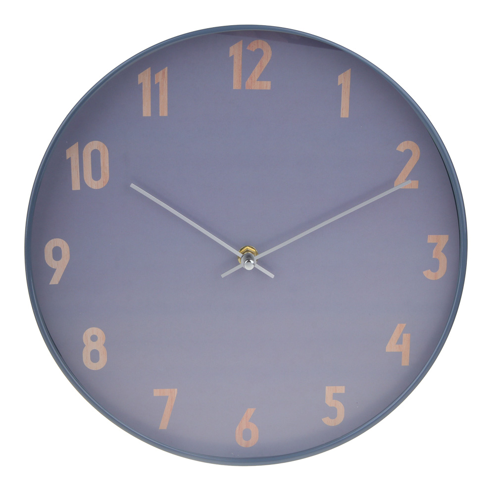 LADECOR CHRONO Часы настенные круглые, пластик, d30 см, тикающий ход, 1xАА, арт08-23 - #1
