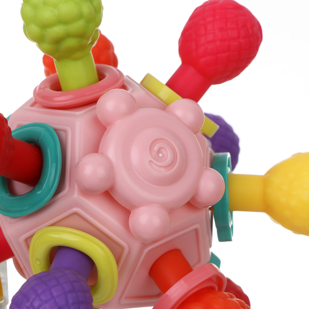 ИГРОЛЕНД Развивающая игрушка "Бизи-шар", ABS, 10,7х6,7х9,8см, 2 дизайна - #8