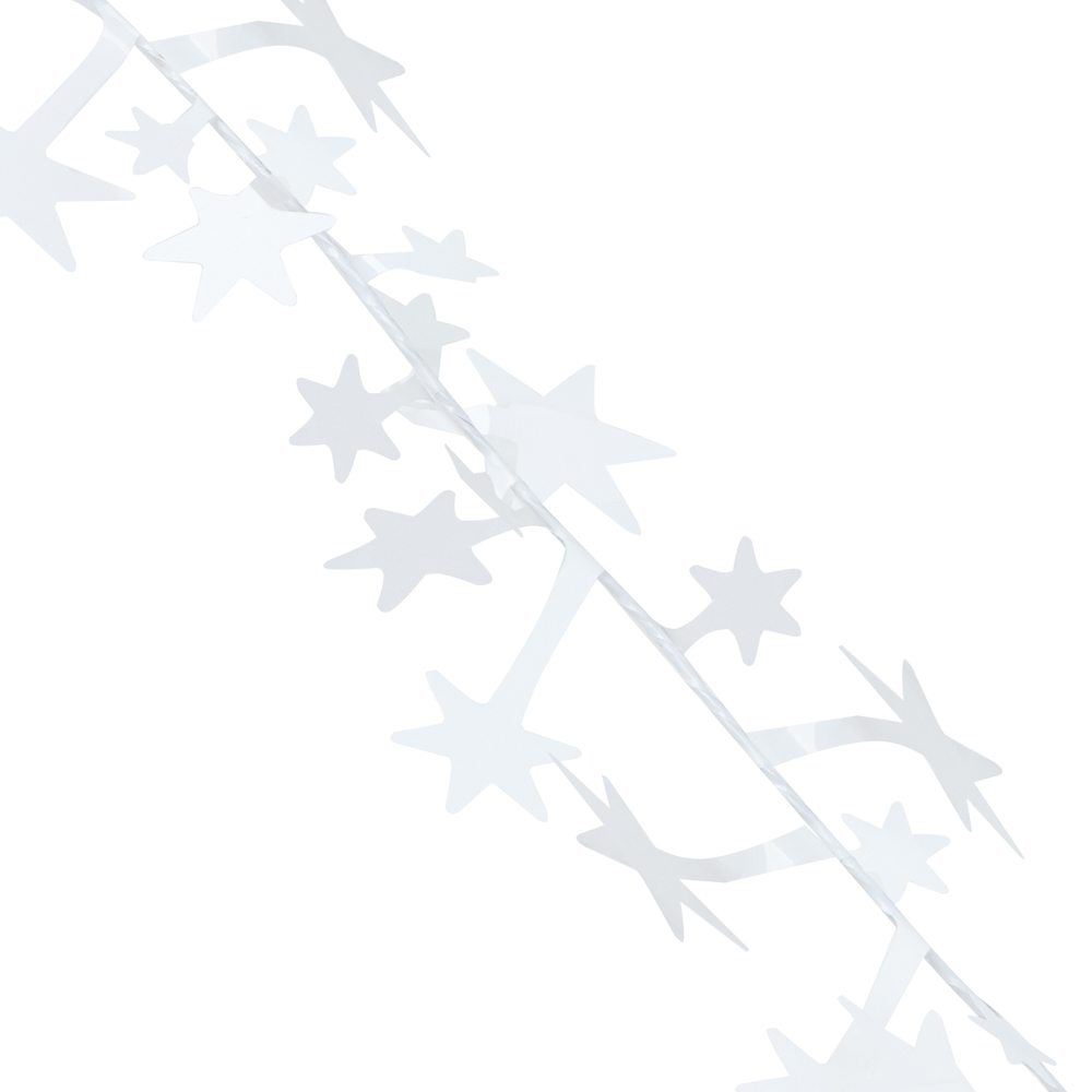 СНОУ БУМ Мишура на леске 270 см, ПЭТ, цвета в ассортименте золото, серебро, белый, 26-337 - #9