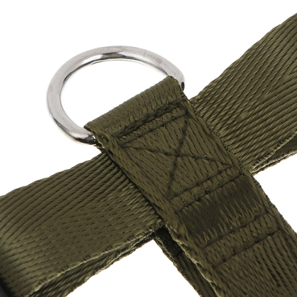 Шлейка для животных тм VETTA, нейлон, хаки/беж, обхват шеи 30-40см, обхват груди 35-43см, размер S - #4