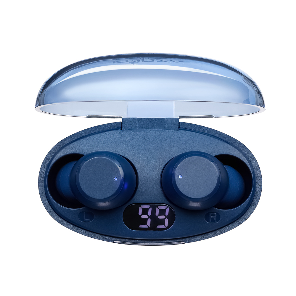 Наушники беспроводные TWS BY Wave, 30/200 mAh, BT:5.3, синий - #8