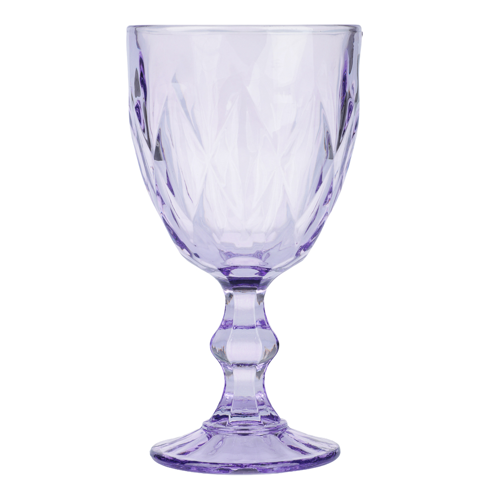 Набор бокалов для вина тм MILLIMI Ромб, 320мл, стекло, 3 шт, 3 цвета - #3