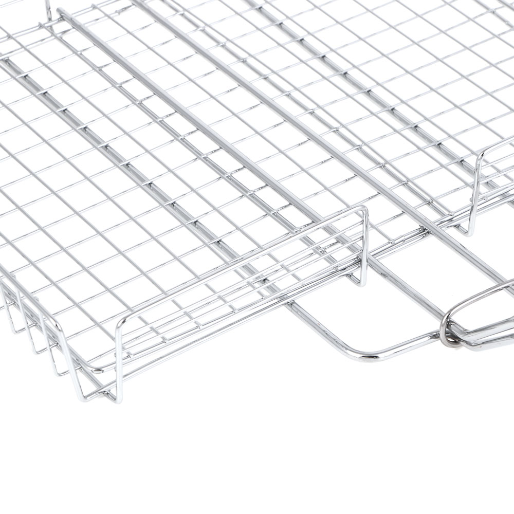 Решетка-гриль хром. тм GRILLBOOM, 56х(23х30х4) см, веер 20х30 см - #3