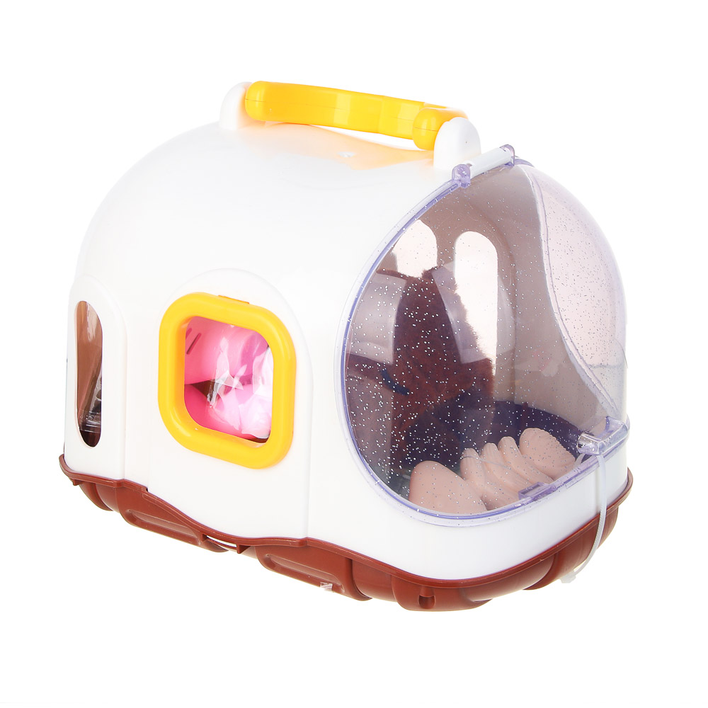 ИГРОЛЕНД Питомец интерактивный в переноске, 2хАА, ABS, полиэстер, 17,5х24х22 см - #10