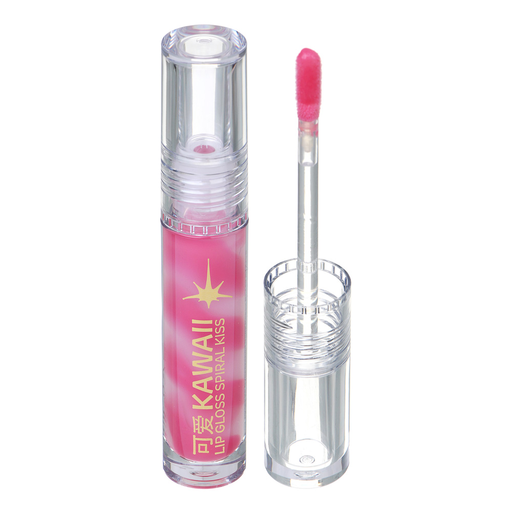 BY Русские Супергерои Заря Каваи Блеск для губ двухцветный спираль, 3,8 мл, 3 тона - #1