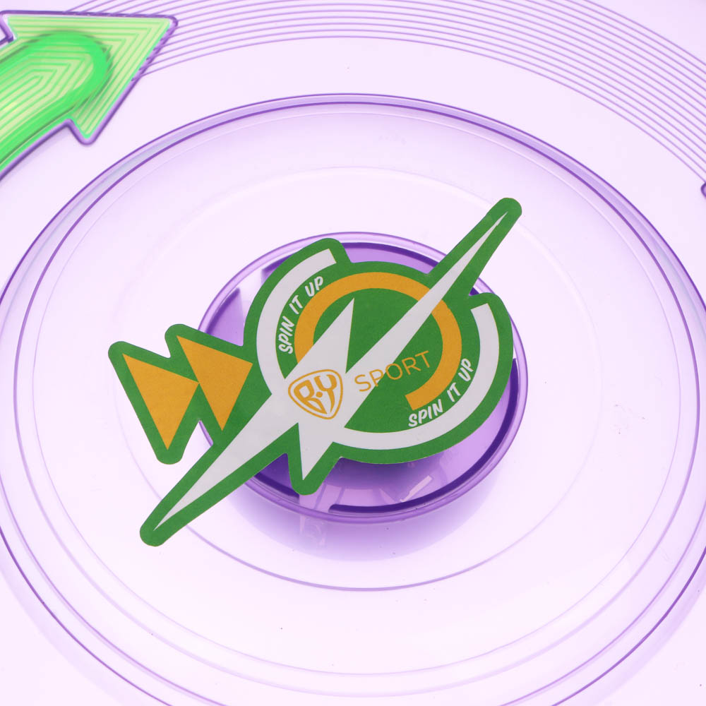 Тарелка летающая "Фрисби", тм BY SPORT, 20см, 3LED диода, питание 3xLR1130, пластик - #4