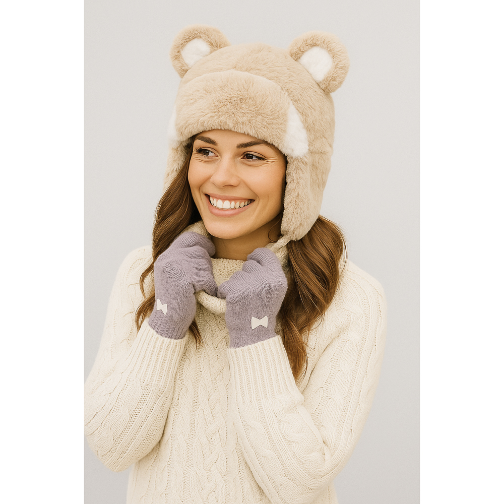 GALANTE Шапка-ушанка, р.56, 100% полиэфирное волокно, цвета в ас-те, ОЗ25-17 - #6