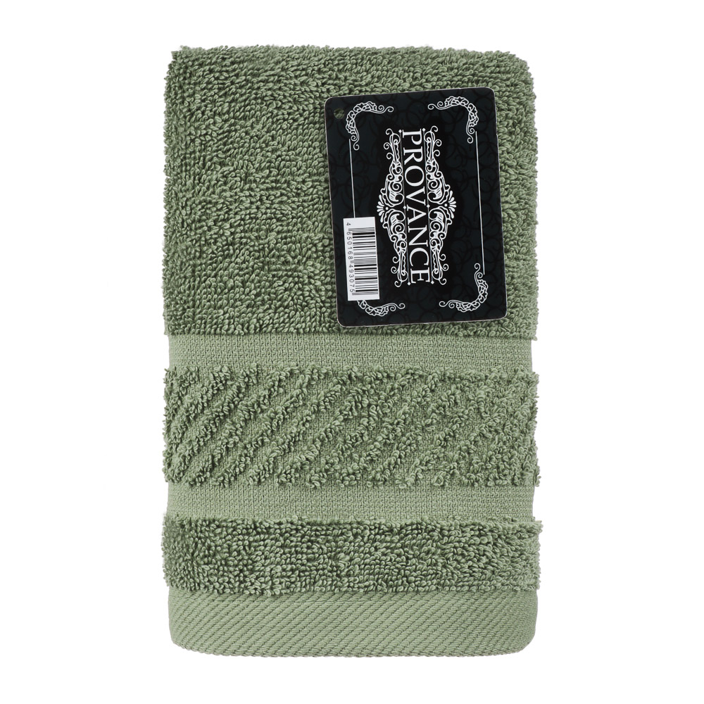 PROVANCE Виана Полотенце махровое, 100% хлопок, 30х70см, зеленый - #6