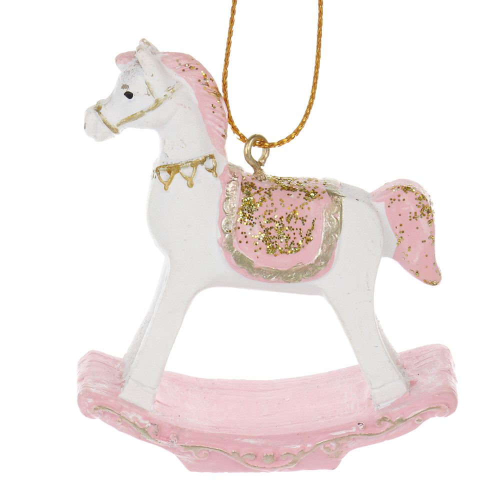 СНОУ БУМ Сувенир Лошадка качалка полистоун, 5,6x2,1x6,3 см, 2 вида - #2
