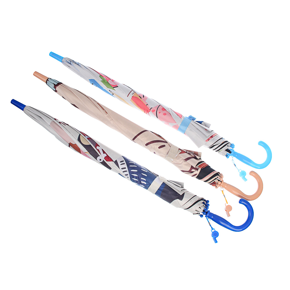 Зонт-трость детский, диаметр 96 см, 8 спиц, металл, пластик, PG, 3 дизайна - #7