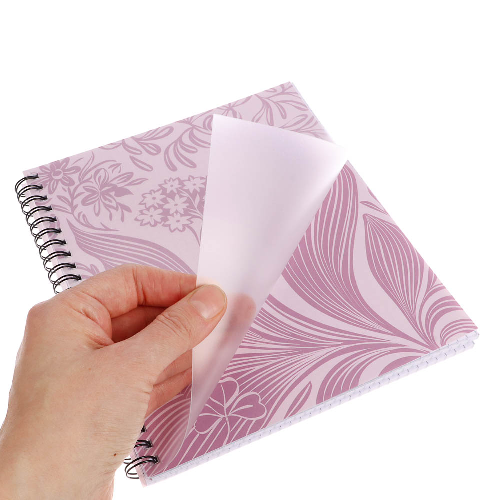 Тетрадь общая "Botanica", формат А5, 96 л. в клетку, пластиковая обложка, спираль, в ассортим. - #9