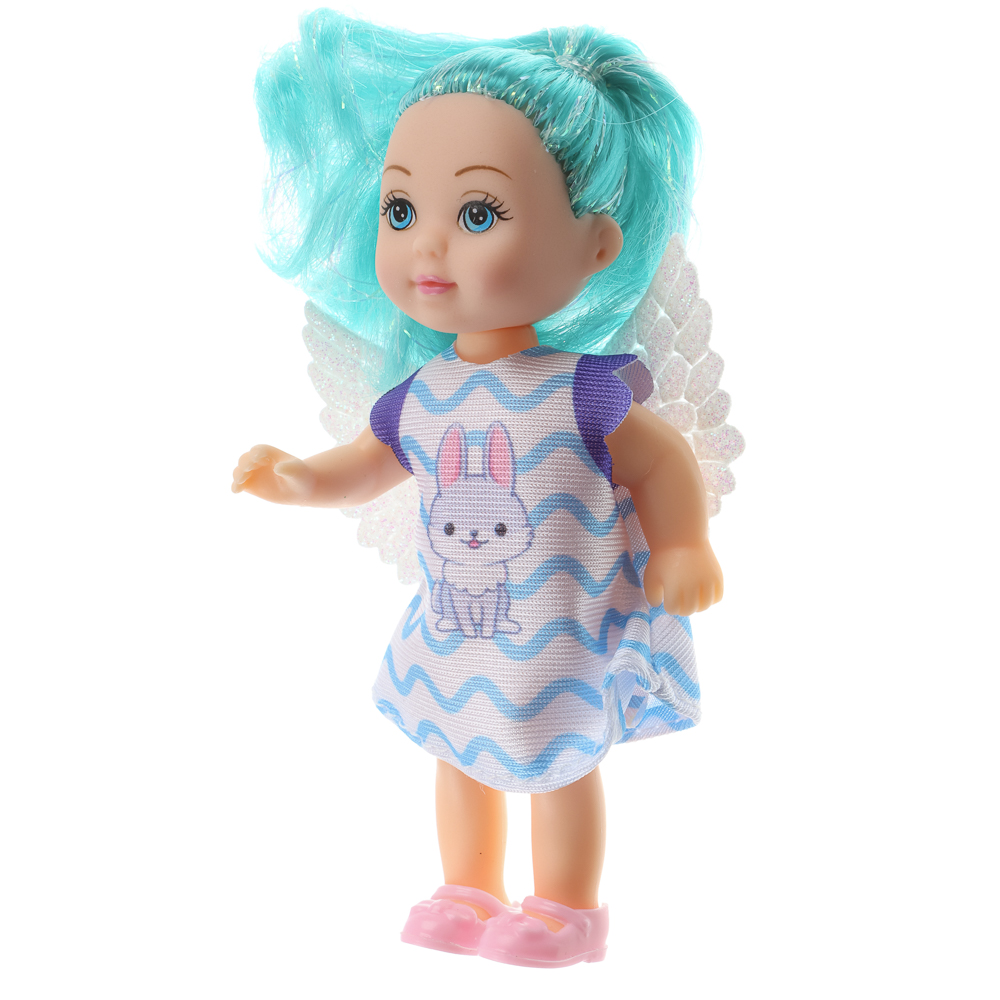 ИГРОЛЕНД Кукла с крылышками и цветн.волосами, 11 см, ABS, PVC, полиэстер, 13,5х4,5х18 см, 6 дизайнов - #6