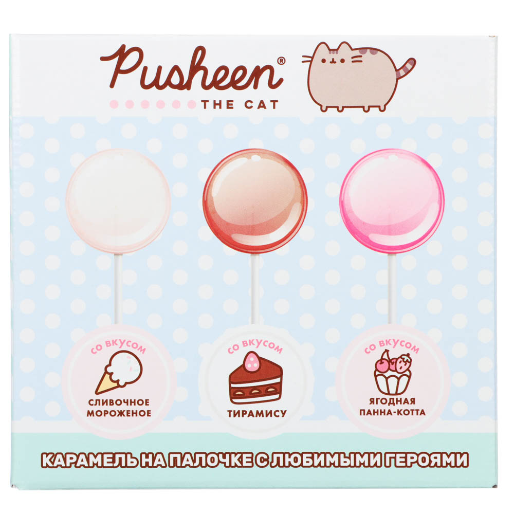 SWEET POPS PUSHEEN Карамель круглая на палочке, 10 г. - #6