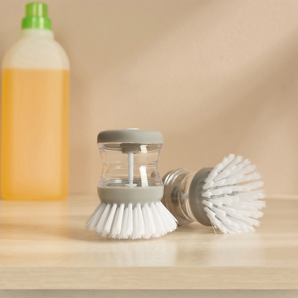 VETTA Щетка для посуды с мыльницей и дозатором, пластик, 8см - #6