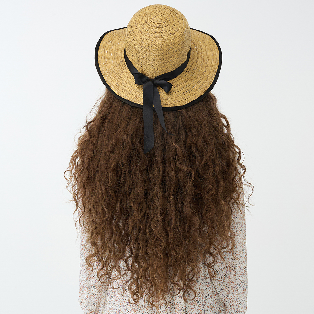 GALANTE Шляпка женская с контрастной окантовкой, р-р 56, 100% целлюлоза, 3 цвета - #22