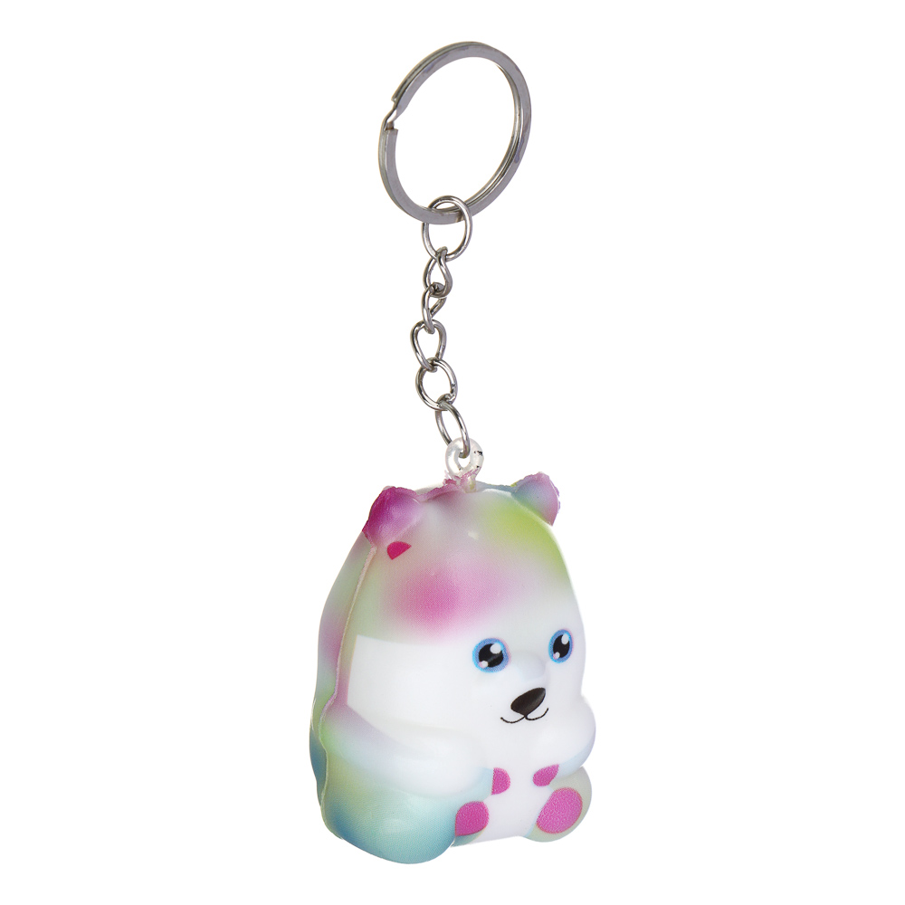 ИГРОЛЕНД Игрушка антистресс, сквиш - брелок "Малыш в корзиночке", PU, 12х17см, 12 дизайнов - #8