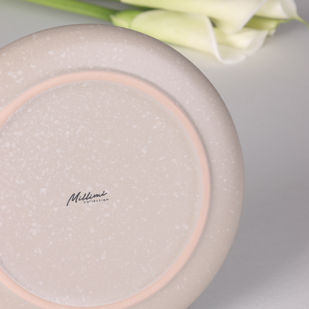 MILLIMI Тарелка десертная 20х2см, керамика, бежевый - #8