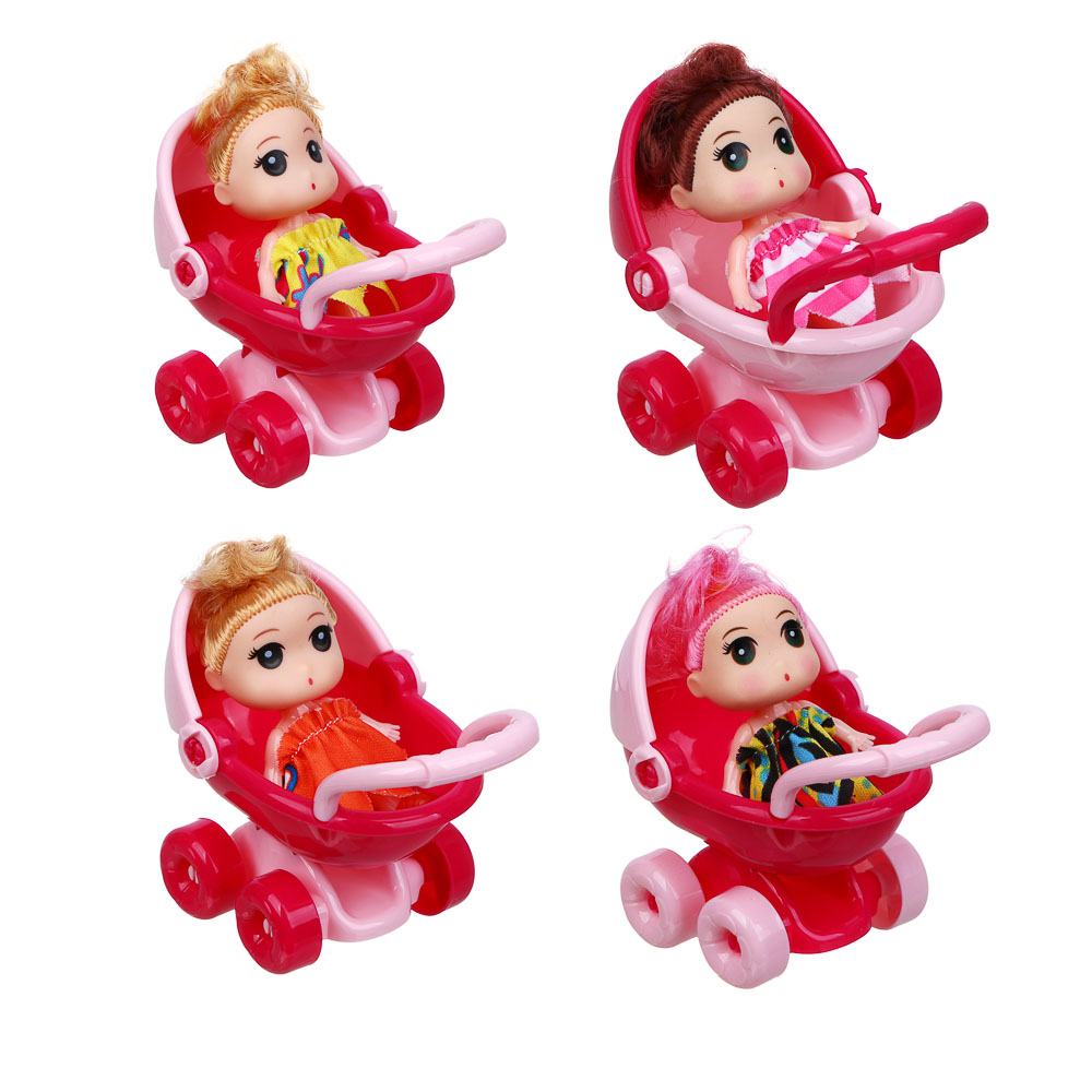 ИГРОЛЕНД Кукла в коляске, PP, PVC, 21х16,5х2 см - #2
