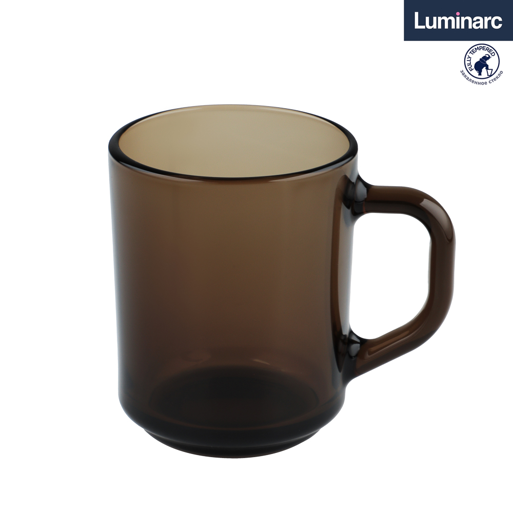 Luminarc Эклипс Кружка 250мл, дымчатое стекло, арт. H9184 - #1