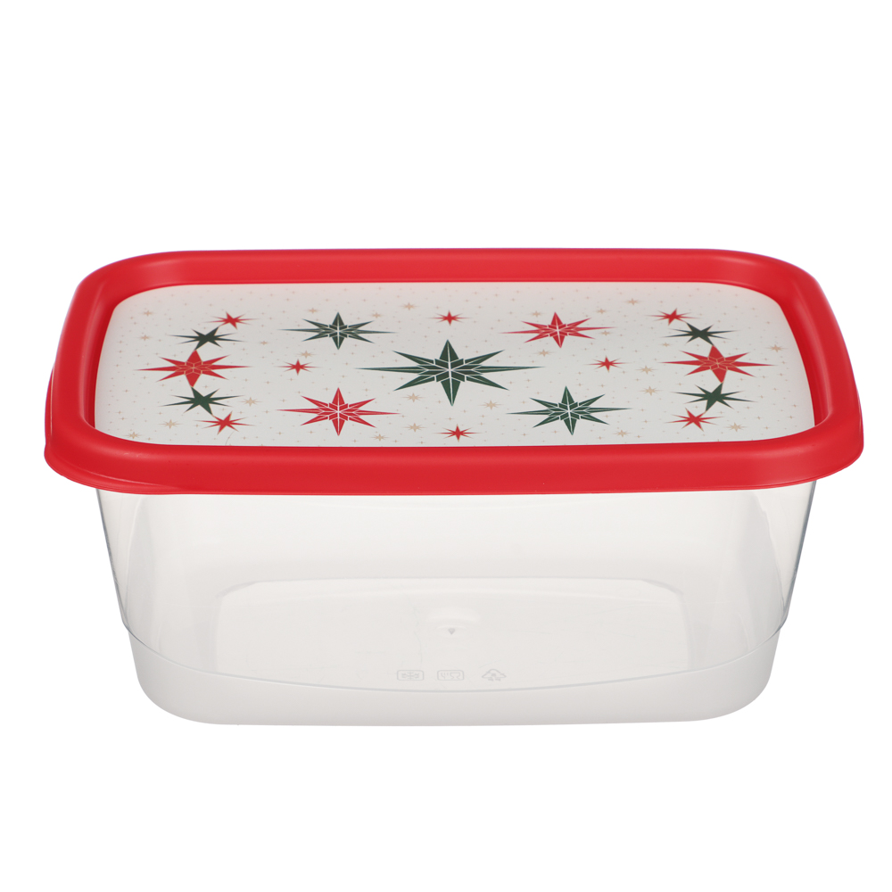 Щелкунчик Контейнер для продуктов прямоугольный 1,5, пластик - #3