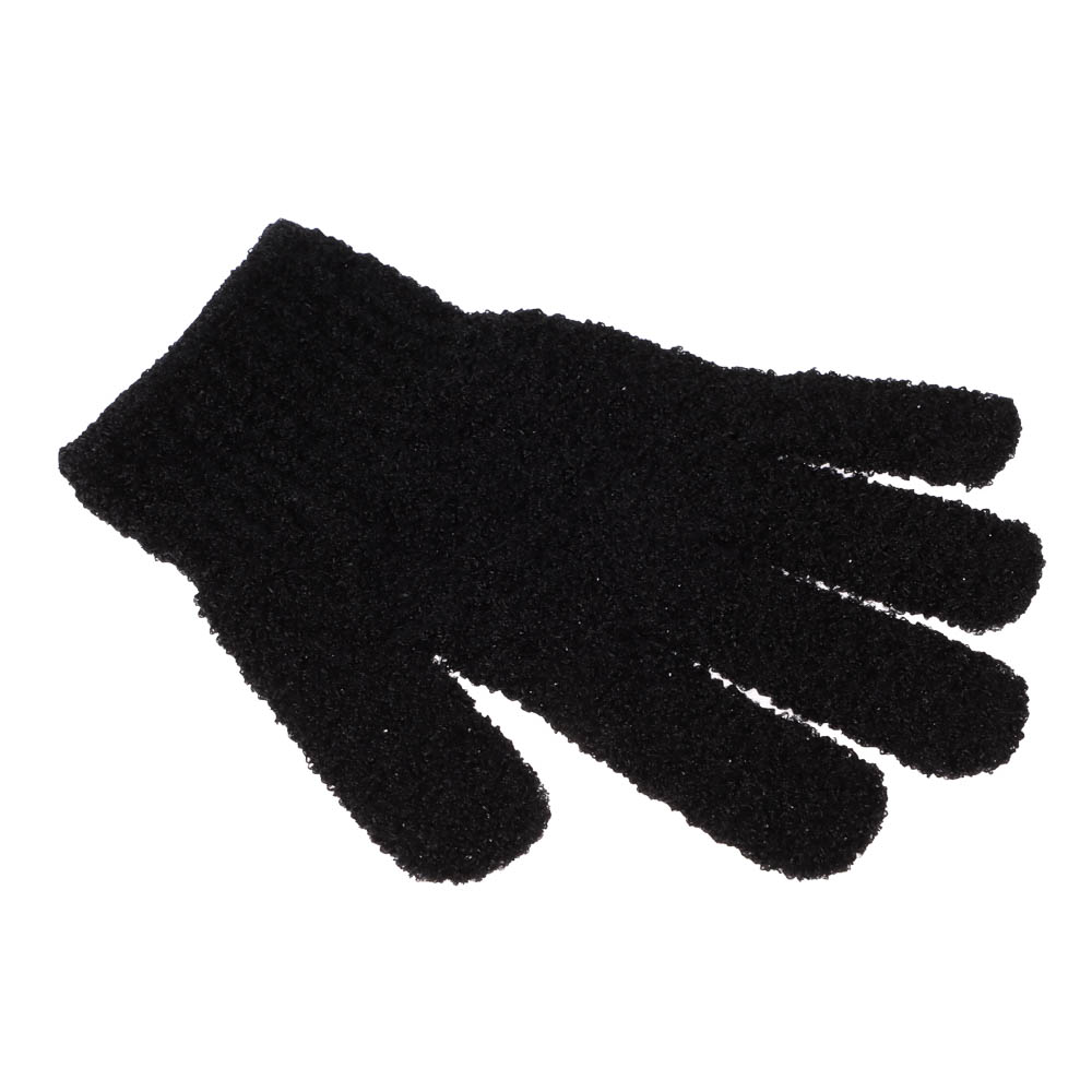 Мочалка перчатка тм ЮL с отшелушивающим эффектом, полиэстер, 18см, 5 цветов, МС24-06 - #23