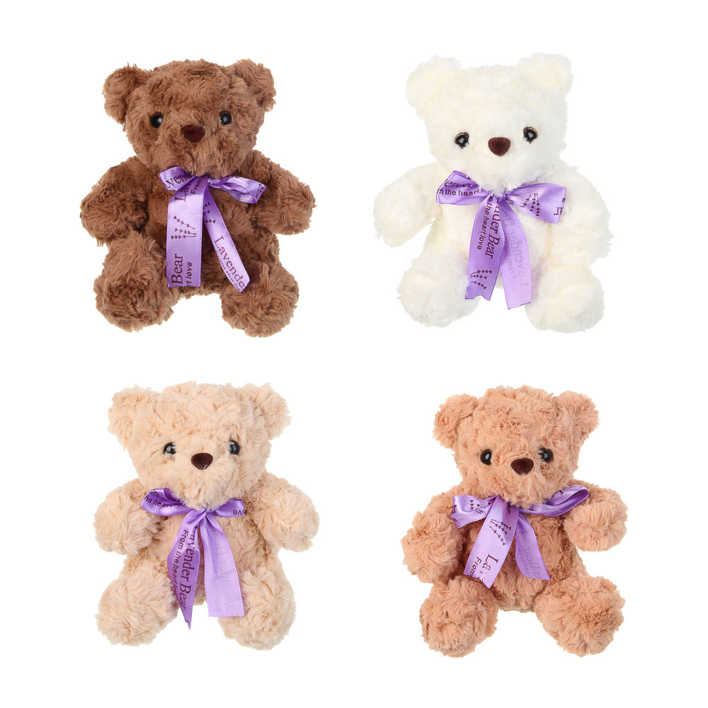 ИГРОЛЕНД Игрушка мягкая "Медведь", 18 см, полиэстер, 4 цвета - #1