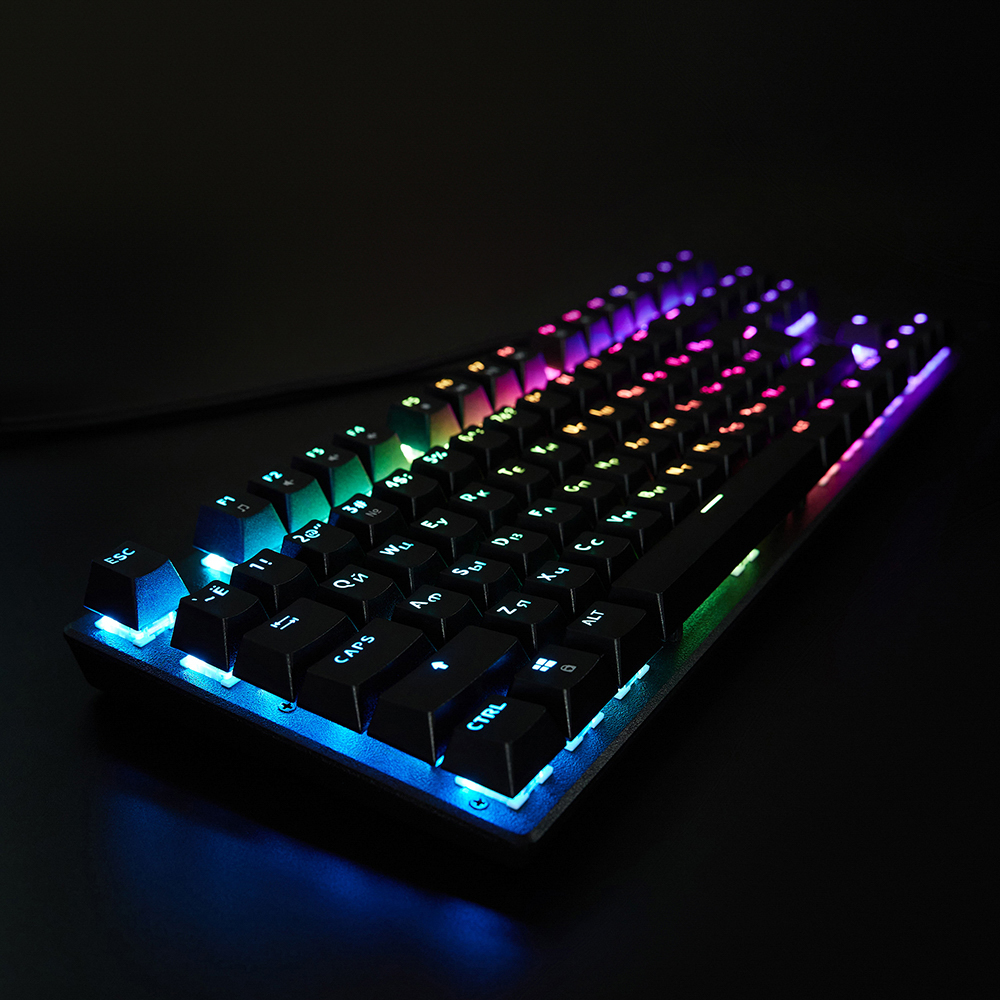 Игровая клавиатура проводная Buckler BY TKL механическая, 87 кл., Outemu "Brown", RGB, 2м - #10