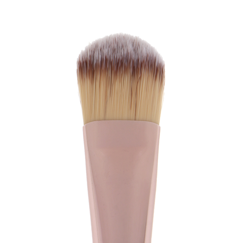 Кисть для нанесения тональной основы тм ЮНИLOOK Perla, пластик, нейлон, 17см, белый - #2