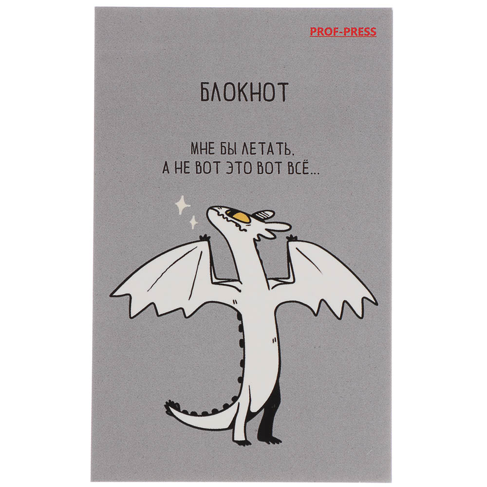 Блокнот А7, 48л, офсет, обложка картон, склейка, в ассортименте - #39