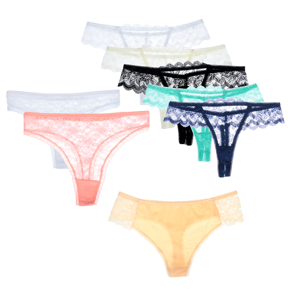 GALANTE Трусы женские стринги кружево, 95% хлопок 5% спандекс, размер 44, 46,48,50 - #1