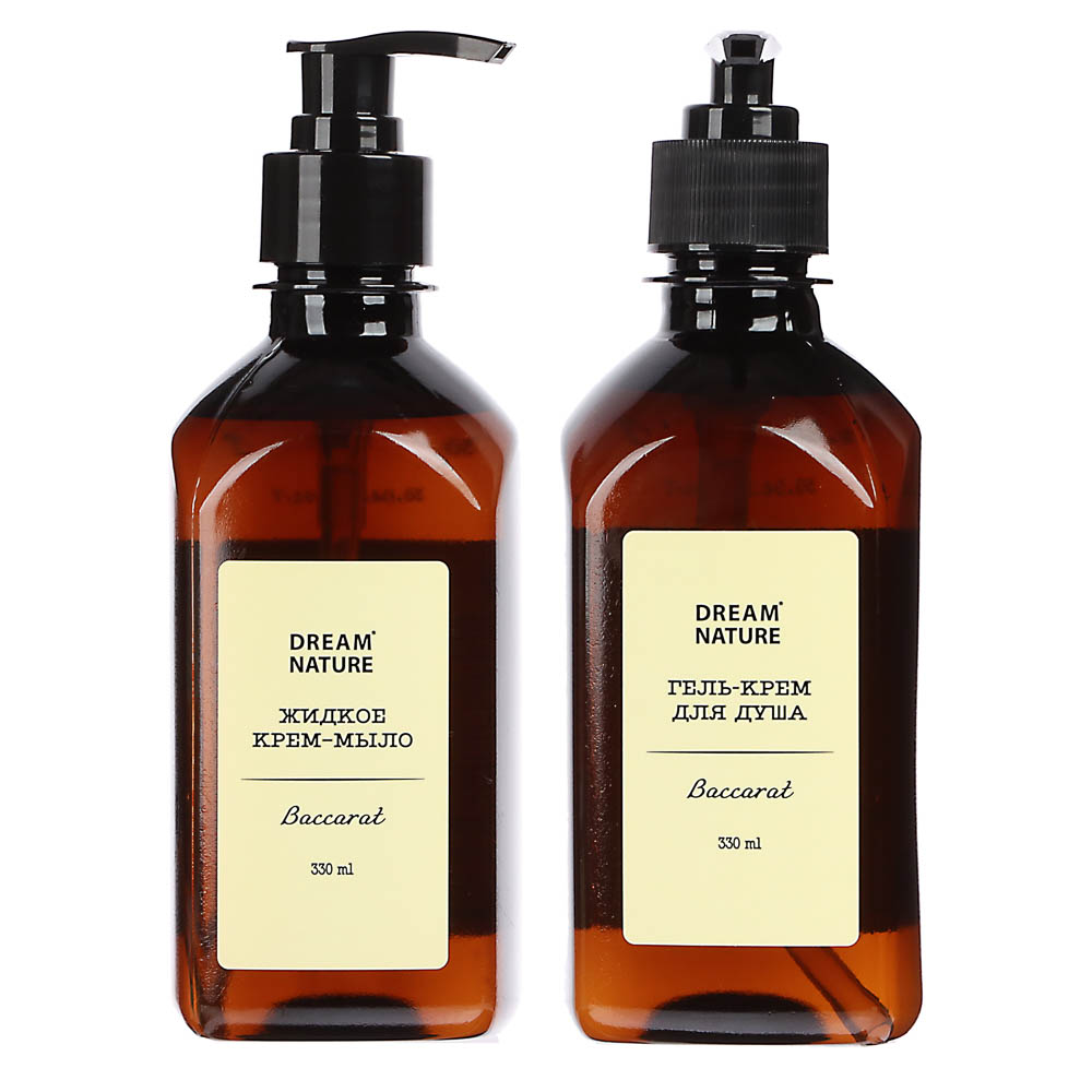 Подарочный набор женский DREAM NATURE Baccarat Гель д/душа+жидкое крем-мыло, 2*330мл - #2
