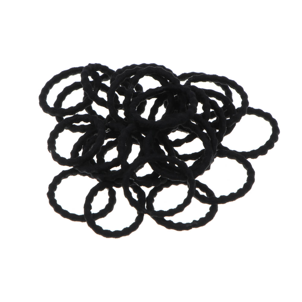 Резинки для волос ЮНИLOOK 25шт, d2см, нейлон, 3-4 дизайна, ACS-60 - #6