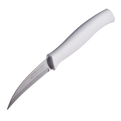 Нож для овощей 8 см Tramontina Athus, белая ручка, 23079/083 - #2
