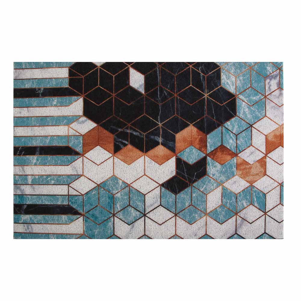 Коврик вырезной тм VETTA Соты, 80х120см, 2 дизайна - #5