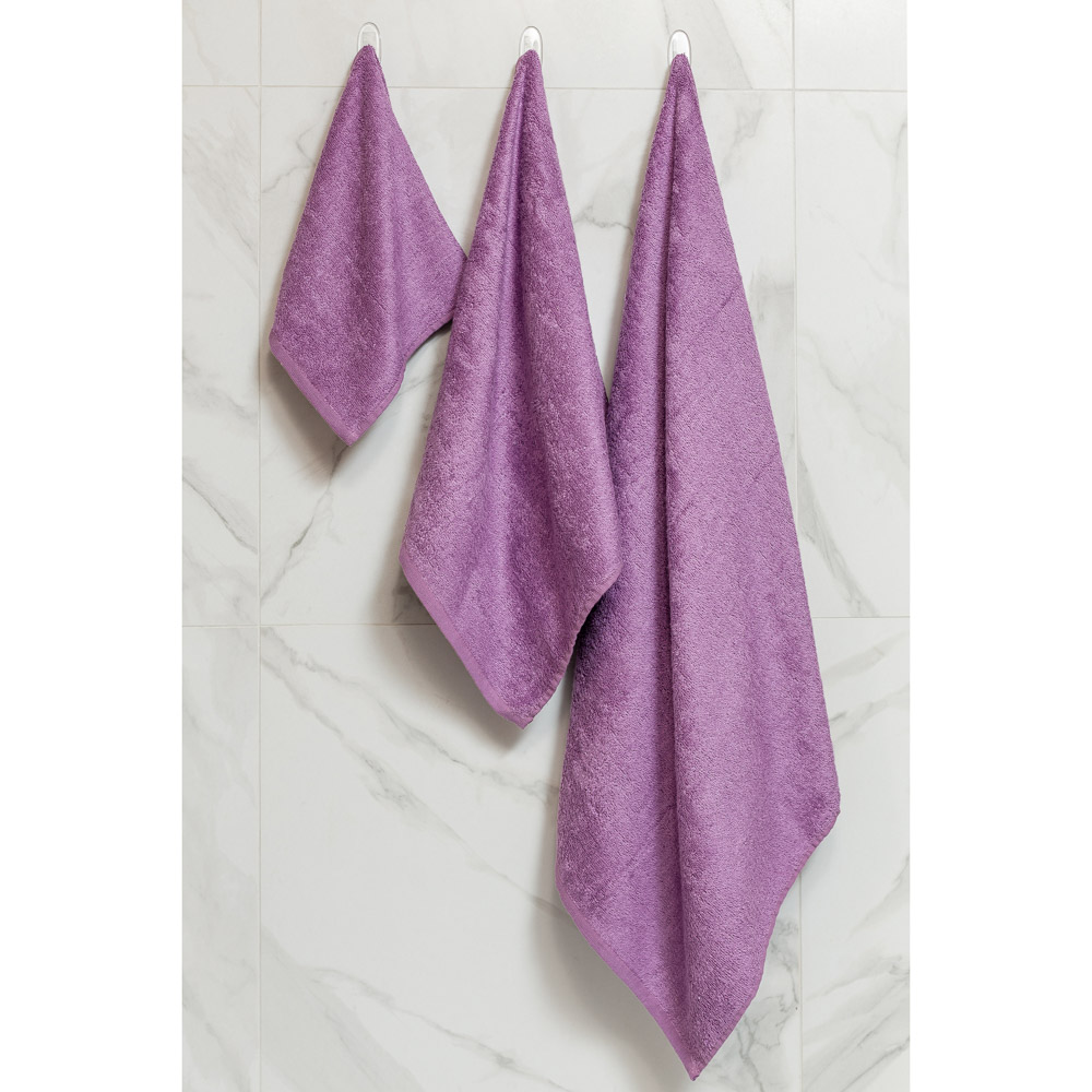 Полотенце махровое Provance "Бамбук", фиолетовый, сирень - #5