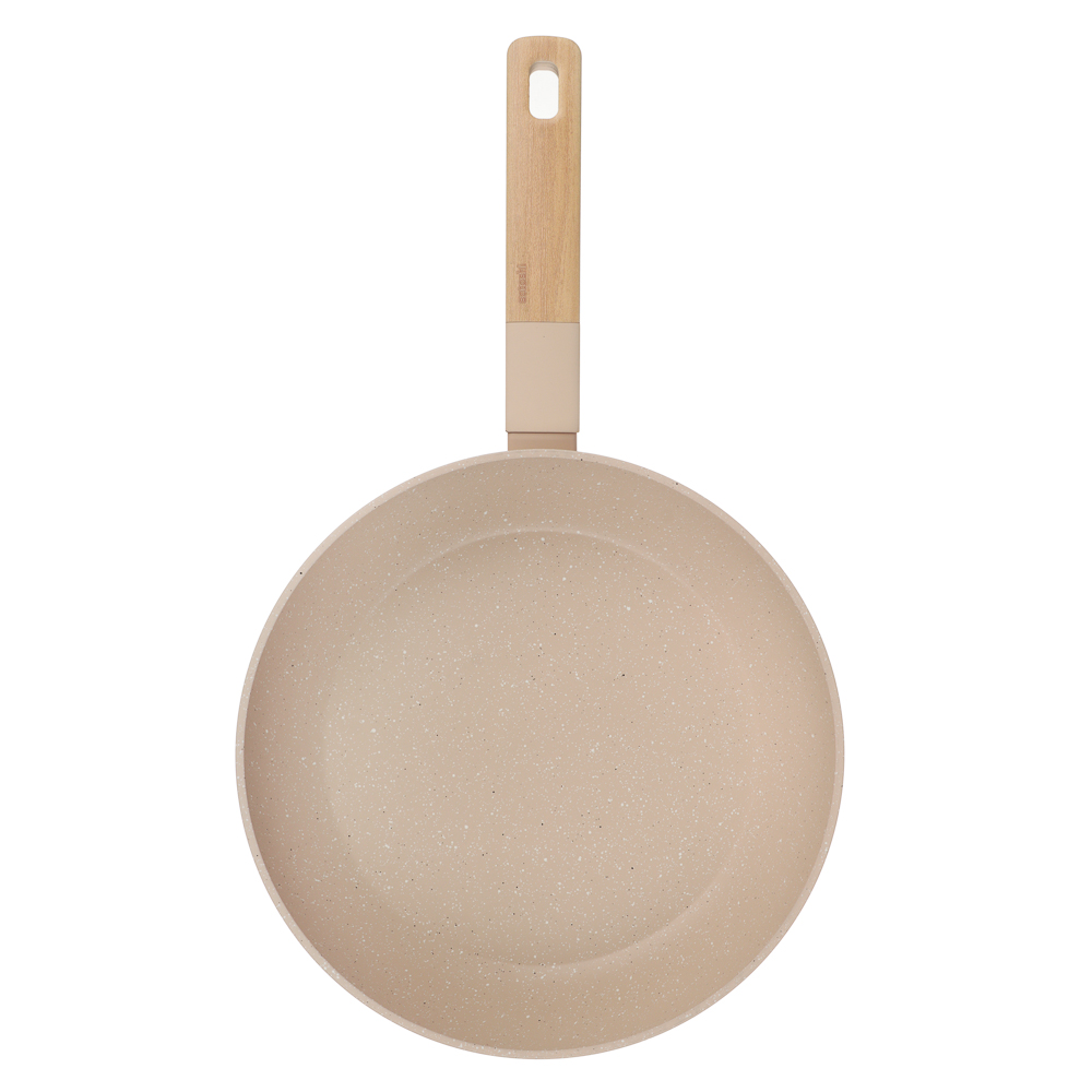 Сковорода литая тм SATOSHI Кантри d26см, антипригарное покрытие мрамор, индукция - #2