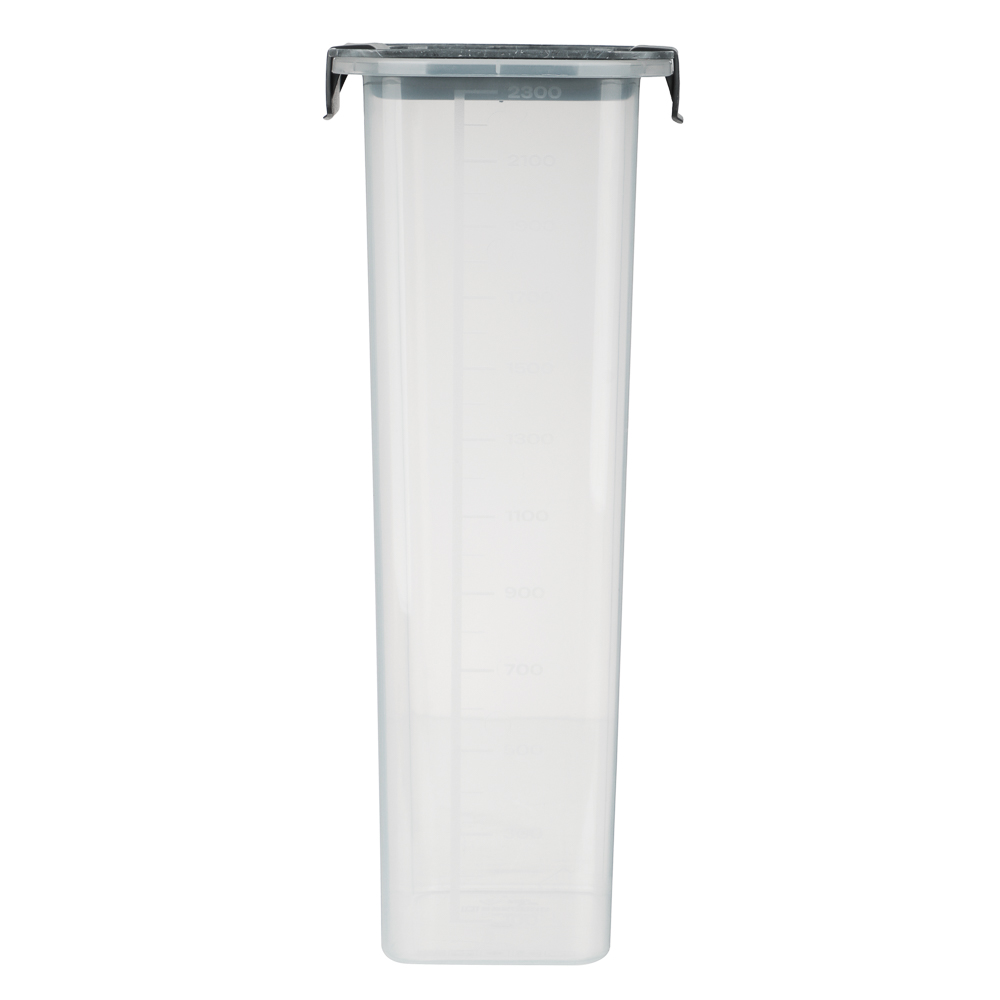 Контейнер герметичный с защелками для сыпучих продуктов 2300мл, пластик - #4