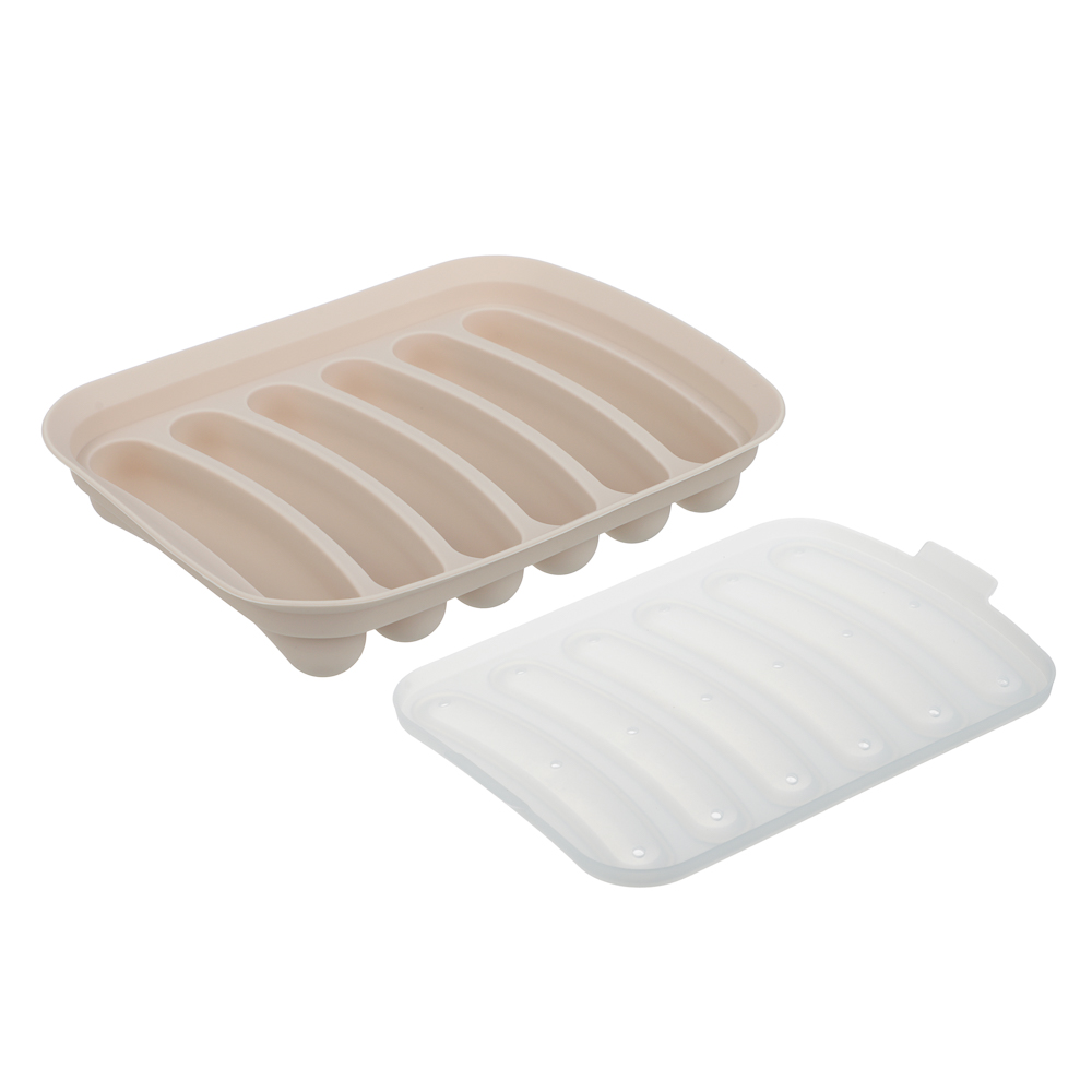 VETTA Форма для выпечки с крышкой 17х13см для сосисок, колбасок, кебабов, силикон - #2