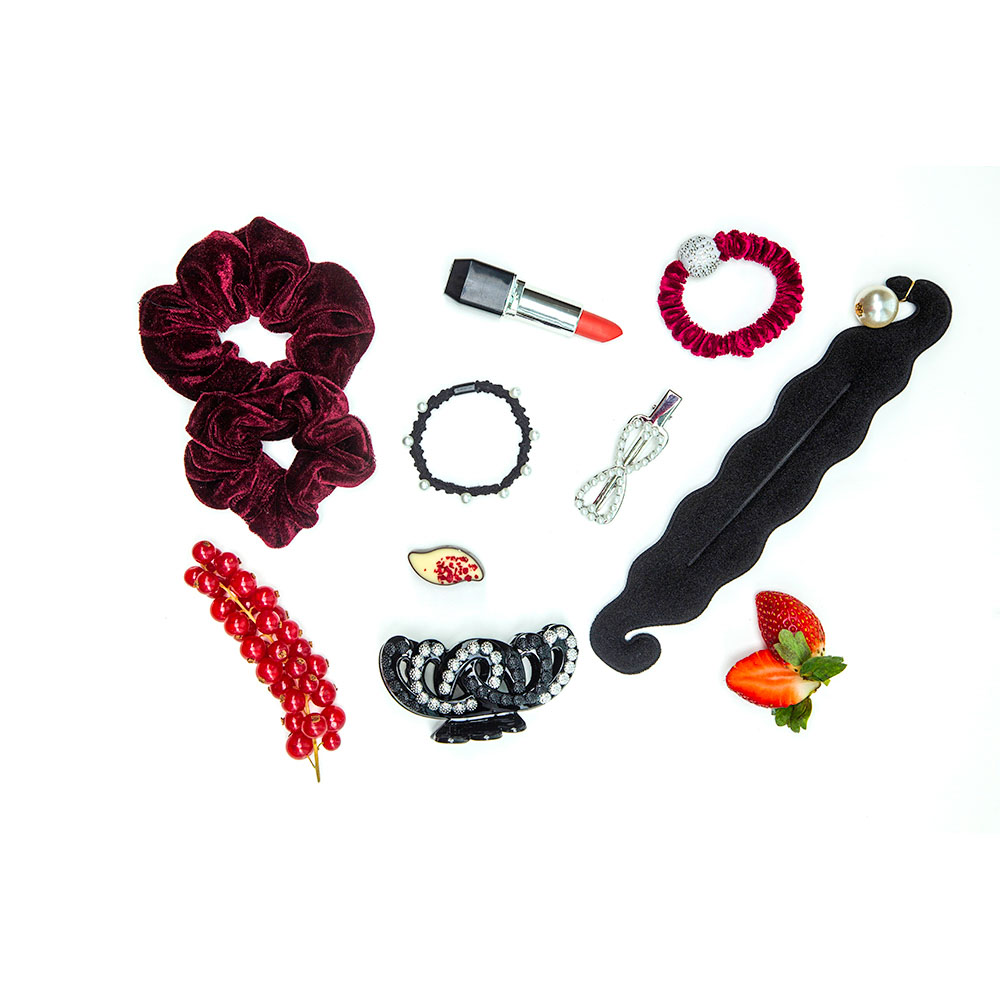 Резинка для волос бархат BERIOTTI, d.6 см, 6 цветов - #5