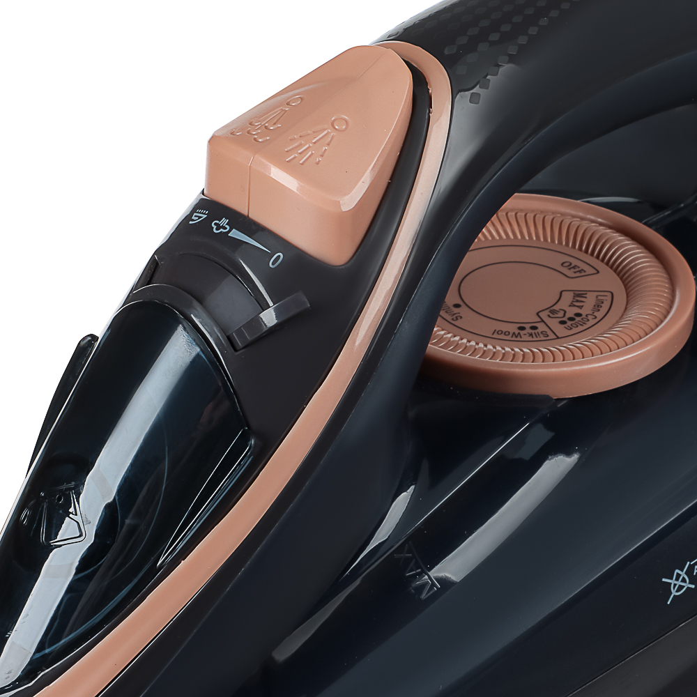 LEBEN Утюг беспроводной, 2600 Вт, подошва - керамика, бак 260 мл - #4