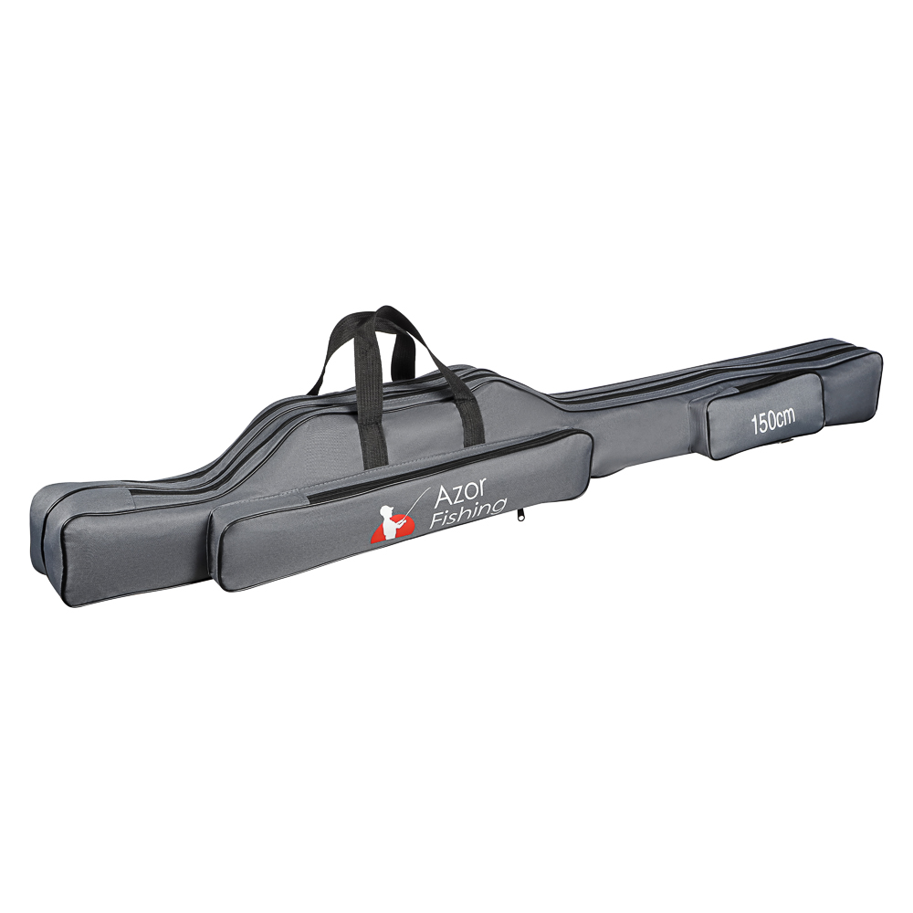 Чехол для удочек тм AZOR FISHING, полиэстер, c карманом, 2 отсека, 150см, 600 Den - #1
