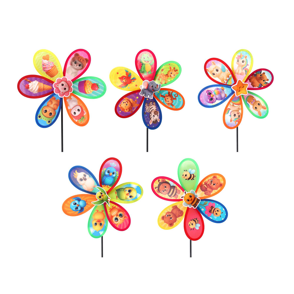 Ветрячок детский, ИГРОЛЕНД, h64см, d28см, PE, PET - #1