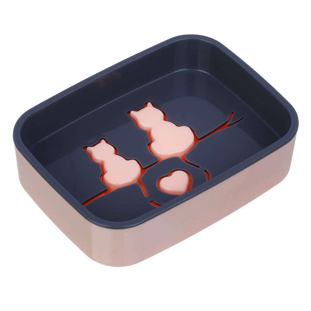 VETTA Мыльница, пластик, 13,5х10х3,5 см, Энимал - #2