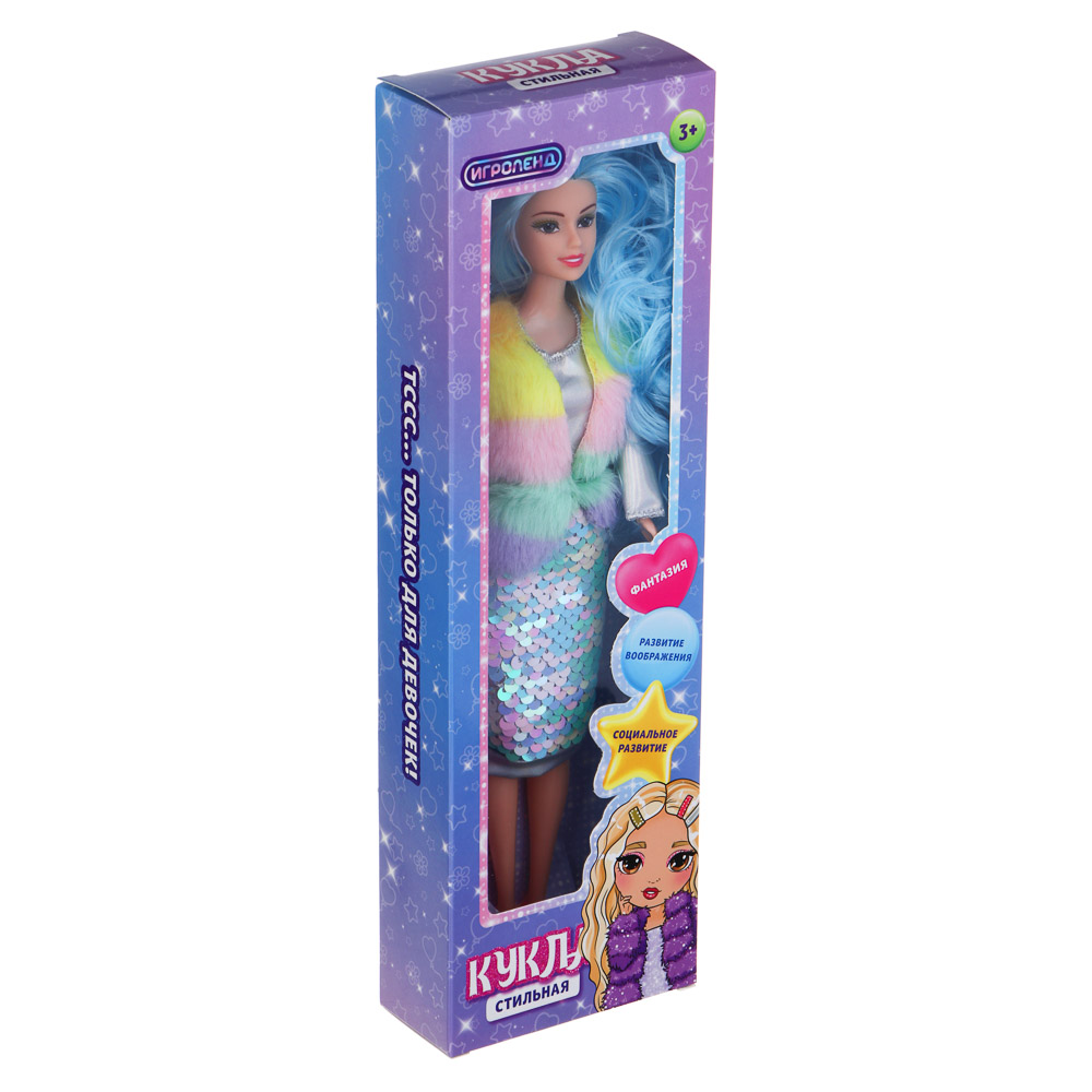 ИГРОЛЕНД Кукла стильная, 29 см, PVC, PP, 10х4,5х32,5 см, 4 диз. - #8