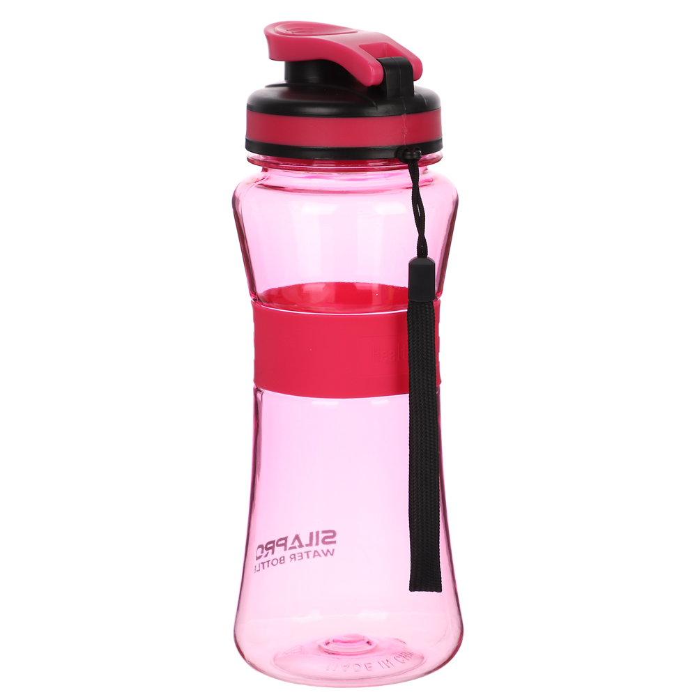 SILAPRO Спортивная бутылка с сеточкой 22х8см, 700мл, силикон, PC - #11